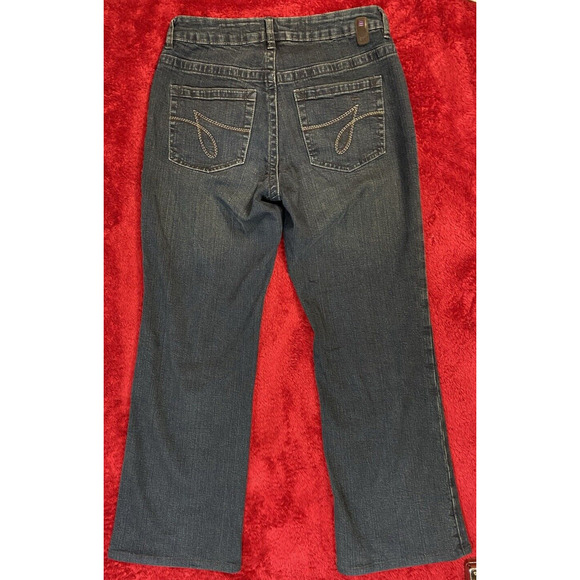 Jag Jeans Womens Size 6 Straight Leg Stretch Dark Wash Y2K Style Retro - Picture 1 of 9